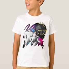 Dinosaur med hjälm t shirt