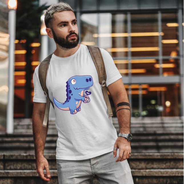 Dinosaur med tea t shirt (Skapare uppladdad)