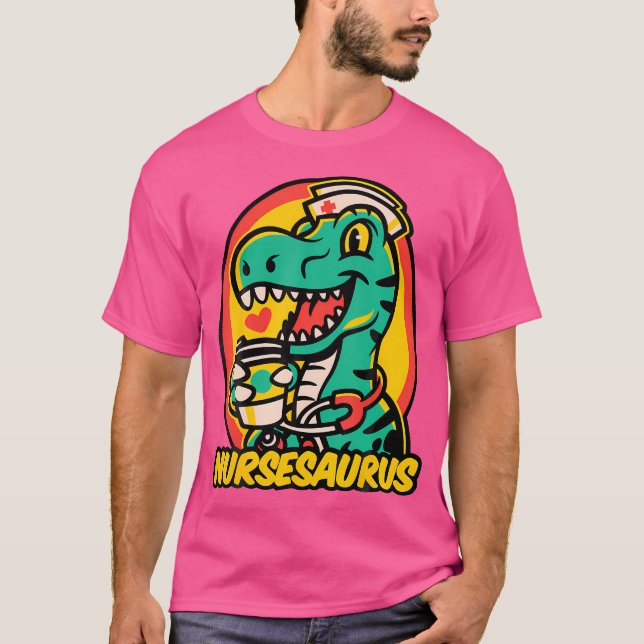 Dinosaur Medical Paleontolog Doktor Fossil T-Re T Shirt (Framsida)
