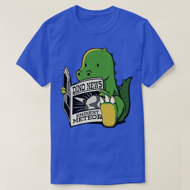 Dinosaur Meteor News by Tobe Fonseca T Shirt (Design framsida)
