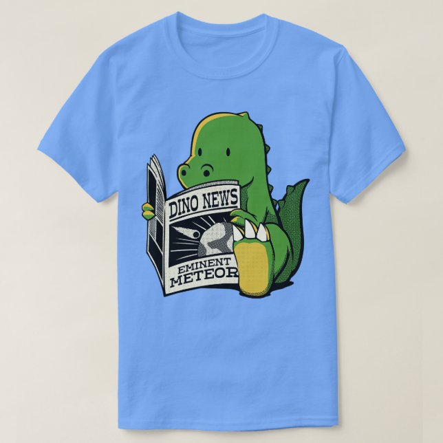 Dinosaur Meteor News by Tobe Fonseca T Shirt (Design framsida)