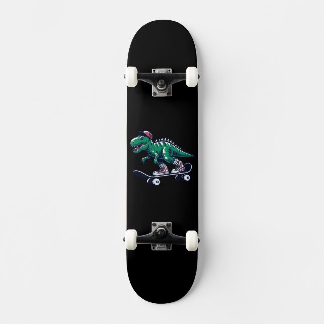 Dinosaur  mini skateboard bräda 18,5 cm (Framsida)