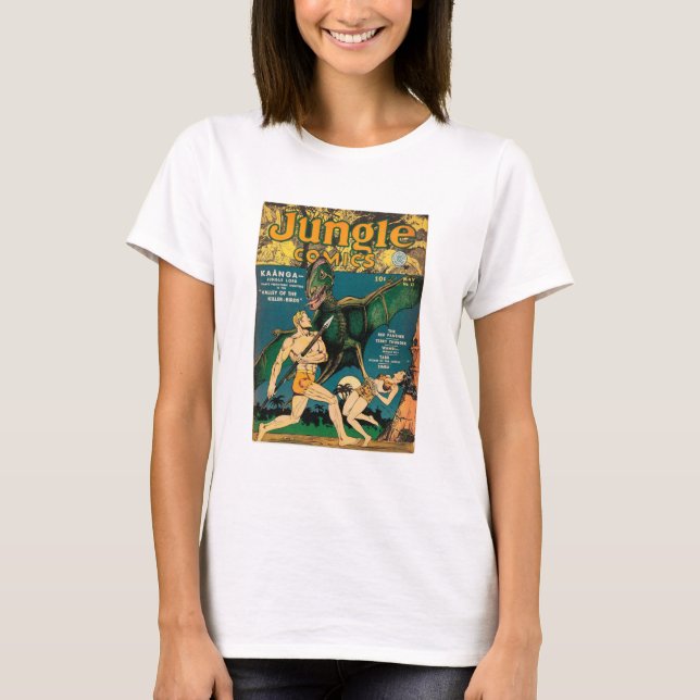 Dinosaur - Monster Elephant - Gorillas - Monkey T Shirt (Framsida)