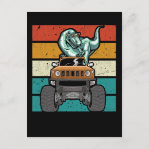 Dinosaur Monster Lastbil Boys Monster Lastbilar Tr Vykort