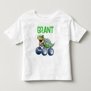 Dinosaur monster lastbil personlig fyller år t shirt