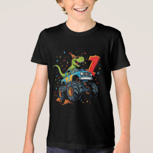 Dinosaur Monster Lastbil Tee för barn