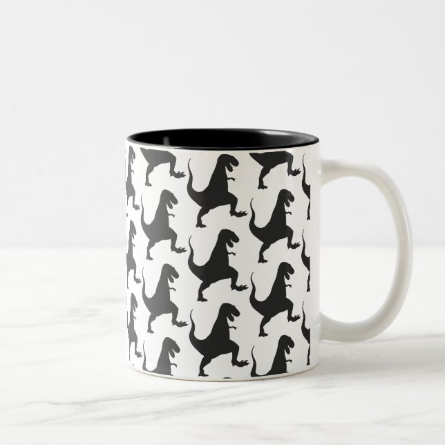 Dinosaur Mönster mugg | Cute Kids Mugg (Höger)