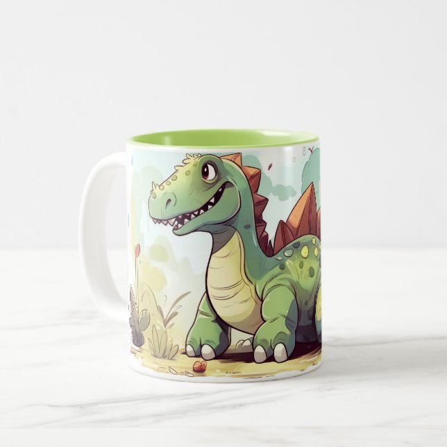 Dinosaur Mugg - jag känner Dino-mite (Framsida vänster)