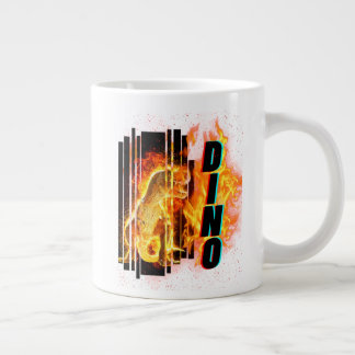 dinosaur-mugg, jättekaffekopp, förhistorisk jumbo mugg