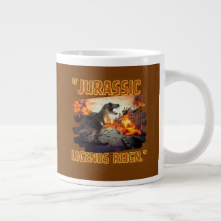 dinosaur-mugg, jättekaffekopp, förhistorisk jumbo mugg
