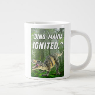 dinosaur-mugg, jättekaffekopp, förhistorisk jumbo mugg