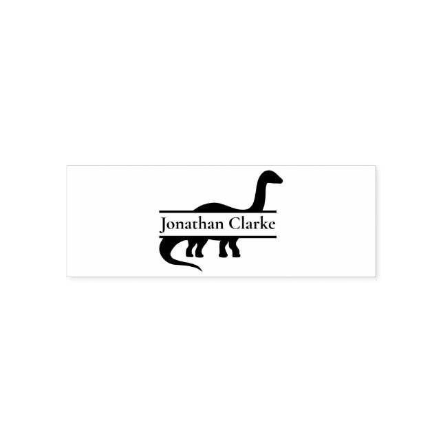 Dinosaur Namn Self-inking Frimärke Självfärgande Stämpel (Design)