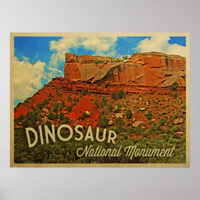 Dinosaur National Monument Poster (Framsidan)