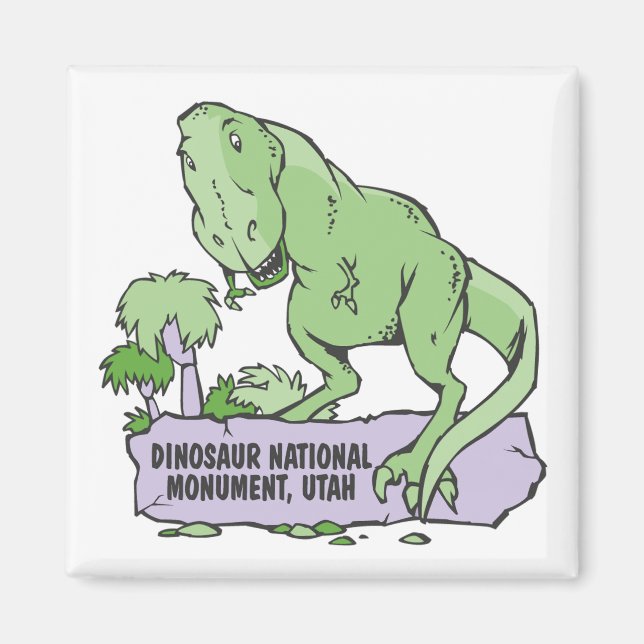 Dinosaur National Monument Utah Magnet (Framsidan)