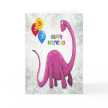 Dinosaur och ballonger