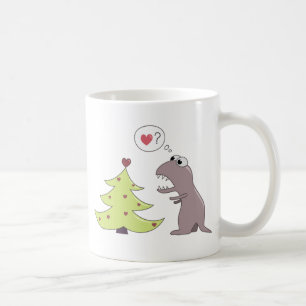 Dinosaur och Julgran Kaffemugg