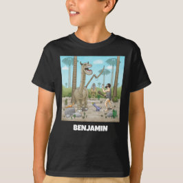 Dinosaur och stenåldern Party T Shirt
