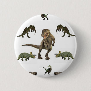 Dinosaur-omslagning Papprare Knapp