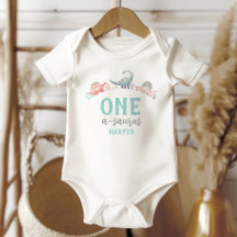 Dinosaur One-A-Saurus 1:a födelsedagen Baby