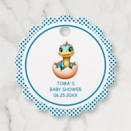 Dinosaur out of Egg Gåvor Etiketter