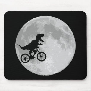 Dinosaur på en bike i Himlar med Måne Musmatta