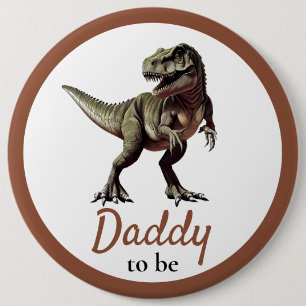 Dinosaur Pappa Baby Shower Knapp