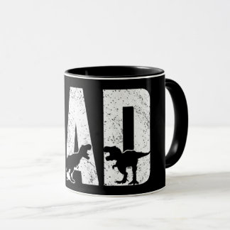 Dinosaur PAPPA Black Mugg