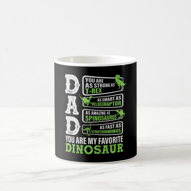 Dinosaur Pappa Funny Far Dino Kaffemugg (Center)