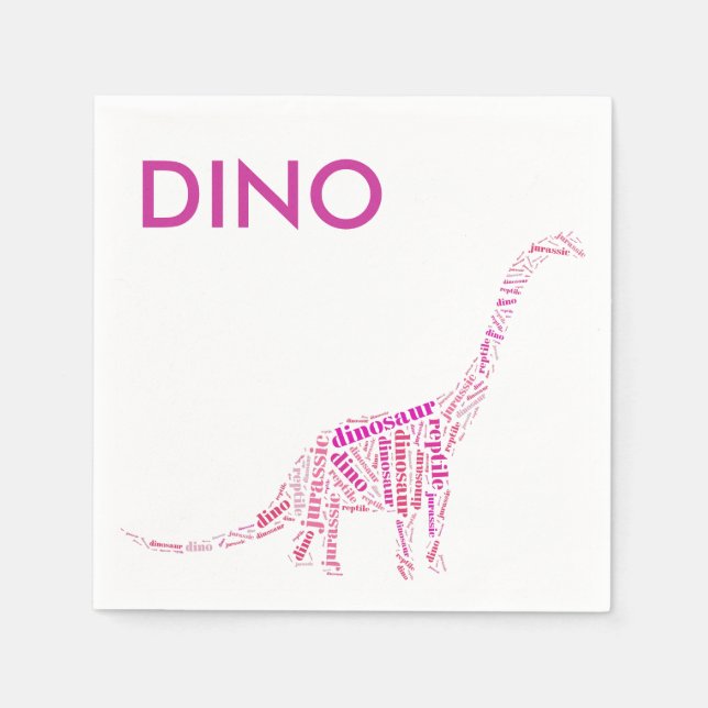 Dinosaur Pappersservett (Framsidan)