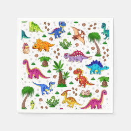 Dinosaur Pappersservetter, Barnkalas Pappersservett