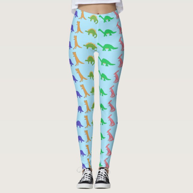 Dinosaur Parad leggings (Framsida)