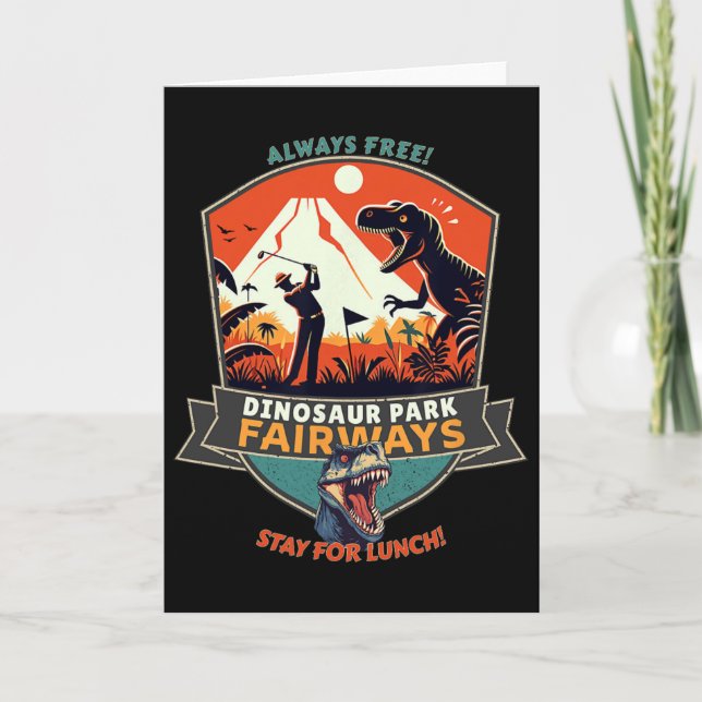 Dinosaur Park Fairways  Kort (Framsida)