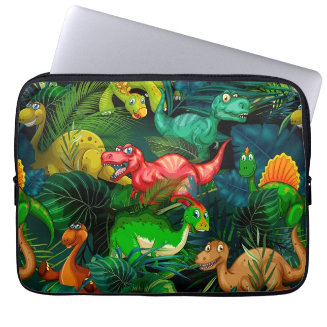 Dinosaur Park Laptop Fodral (Framsidan)
