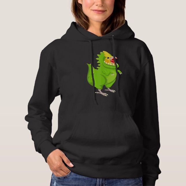 Dinosaur Parrot Pet T Shirt (Framsida)