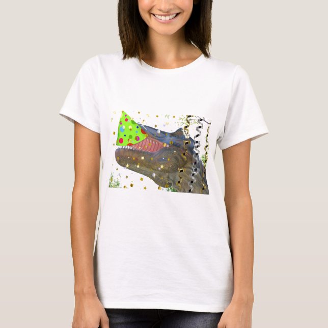 Dinosaur Party Animal T Shirt (Framsida)