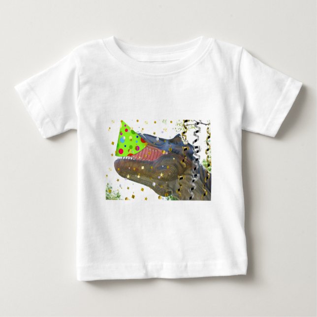 Dinosaur Party Animal Tee Shirt (Framsida)