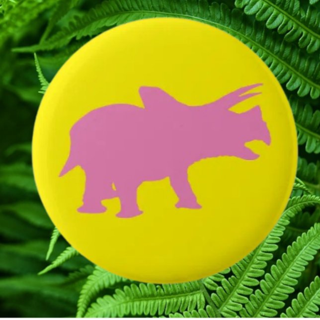 Dinosaur Party Gult Knapp (Bring your dream party to life with our selection of quality Dinosaur themed party supplies )