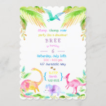 Dinosaur party i pastor