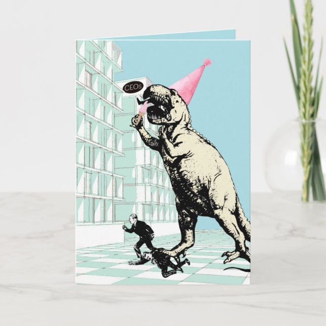 Dinosaur Party! Kort (Framsida)