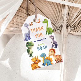 Dinosaur Party Presentetikett