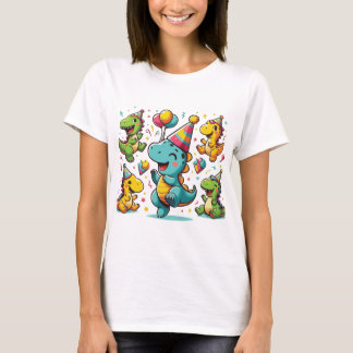 Dinosaur Party T Shirt