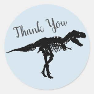 Dinosaur Party Tyrannosaurus RexTack Stickers Runt Klistermärke