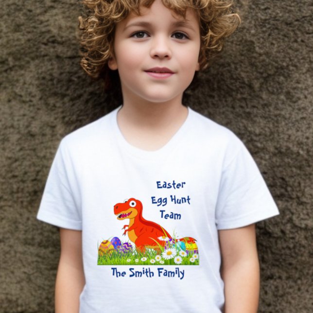 Dinosaur Påskägg Hunt Team T Shirt (Skapare uppladdad)