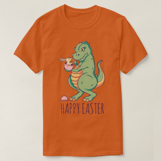 Dinosaur-Påskägg T Shirt (Design framsida)