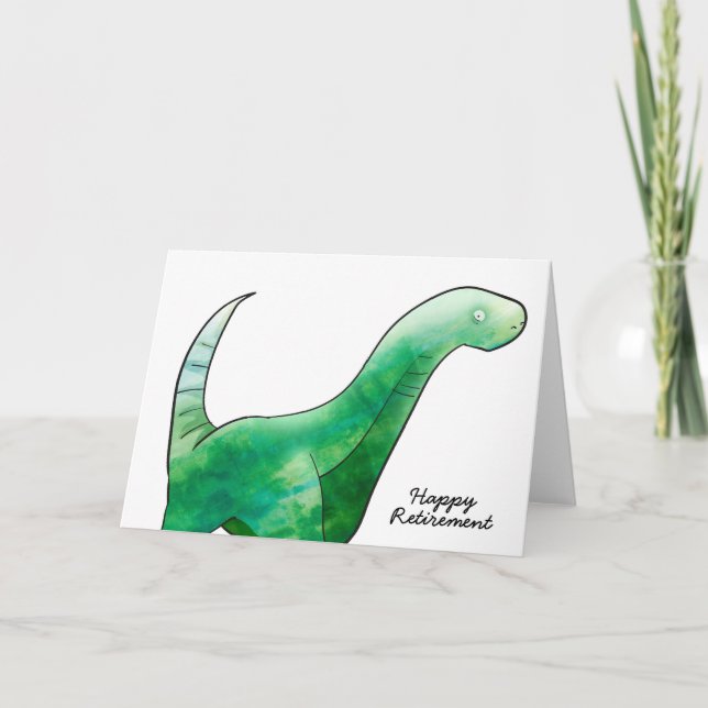 Dinosaur pension kort (Framsida)