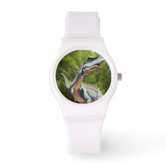 Dinosaur Personlig & Anpassningsbar White Watch Armbandsur