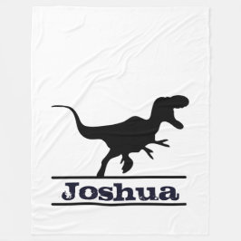 Dinosaur Personligt Namn Fleecefilt