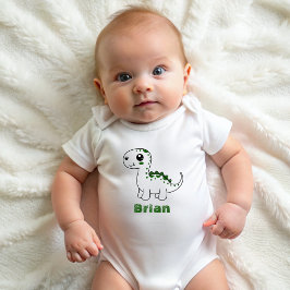 Dinosaur Personligt Namn Roligt sött T Shirt