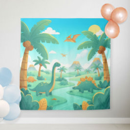 Dinosaur Photo Backdrop for Parties | Dino 