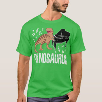 Dinosaur Piano Pianosaurus T Shirt